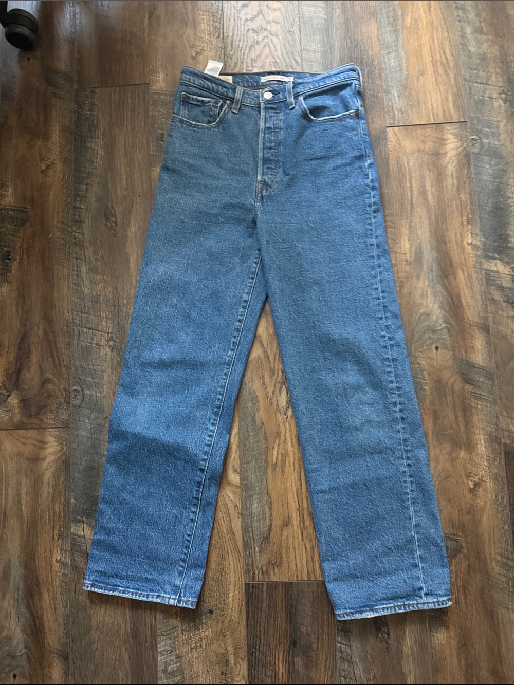 Levi's Rebcage straight ankel medium blue denim jeans jeans size 27